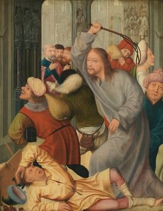 Christ chassant les marchands du Temple