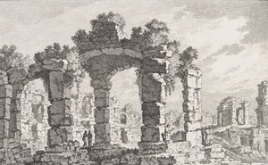 Ruines de Cumes, 18e siècle - Quentin Pierre Chedel