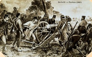 Garibaldi à Mentana - Quinto Cenni