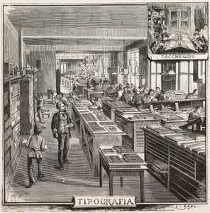 Typographie dans la maison d