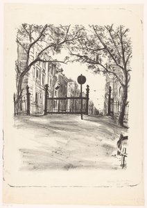 Sortie du Vondelpark - Quirijn Halbertsma (signed by artist)