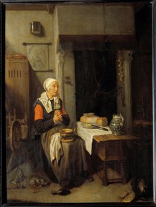 Le bénédicité Peinture de Quinringh (Quiringh) Gerritsz Van Brekelenkam (1620-1668) 1648