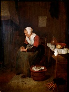 Portrait de vieille femme