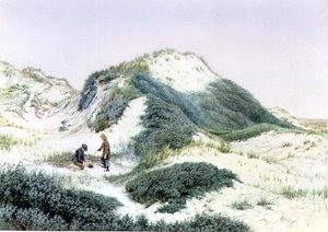 Parmi les dunes de sable à Hightown 1885 - R.H. Rutherford