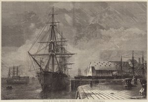 Transfert des restes de M. Peabody du chemin de fer au HMS Monarch à Portsmouth - R. Dudley