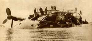 Perte du H.M.S. Gladiator, 1908, 1933
