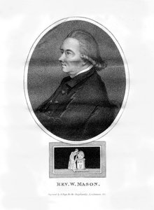 Révérend William Mason, poète, éditeur et jardinier anglais, 1815