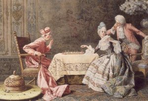 Jouer aux échecs avec le cardinal