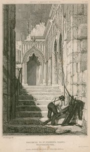 Vestibule de la chapelle Saint-Étienne, palais de Westminster