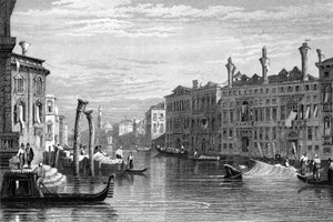 Palais Mocenigo, Venise, 19ème siècle