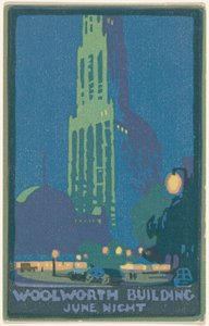 Woolworth Building, nuit de juin - Rachael Robinson Elmer
