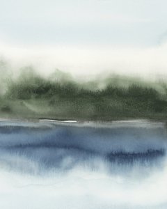 Paysage abstrait serein