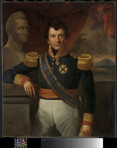 Portrait de Johannes, comte de Bosch, gouverneur général des Indes orientales néerlandaises - Raden Sarief Bastaman Saleh