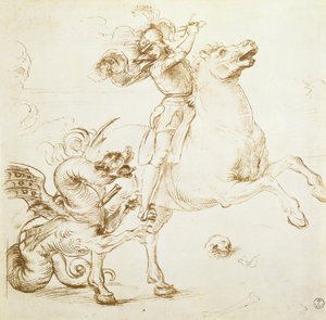 Saint Georges et le Dragon - Raffaello Sanzio Raphael