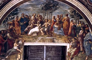 Le Parnasse, de la Stanza delle Segnatura, 1510-1511