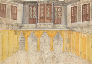 Intérieur du palais, vers 1880-1900