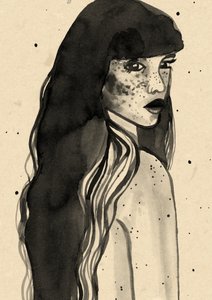 Femme aux cheveux longs - Raissa Oltmanns