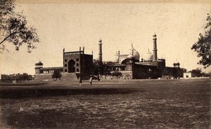 Mosquée Jama Masjid, Delhi, 1886