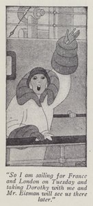 Illustration pour Gentlemen Prefer Blondes par Anita Loos (lithographie)