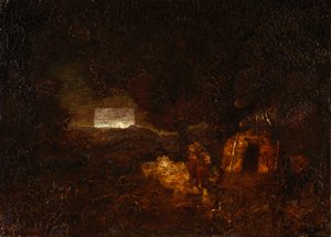 Les Constructeurs de canoë, après 1879 - Ralph Albert Blakelock