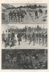 Le Roi et la Reine dans les Highlands