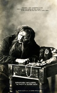 Bransby Williams 1870-1961, acteur britannique, début du XXe siècle