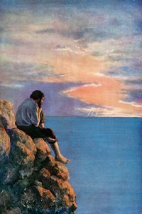 Illustration pour Robinson Crusoé de Daniel Defoe