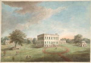 Le bâtiment de la Résidence à Lucknow