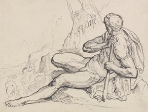 Hercule se reposant - Ramsay Richard Reinagle