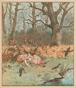 Les enfants dans les bois, vers 1878