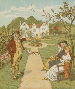 La maison que Jack a construite, comptine cumulative. Illustration de Randolph Caldecott