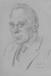 Campbell Dodgson, conservateur des estampes et dessins, British Museum, 1912-32, 1932 - Randolph Schwabe