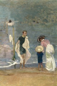 Sur la plage (détail)