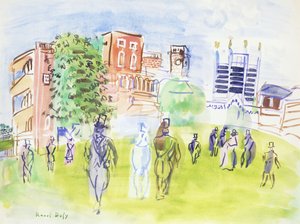 Ascot, the Stands ; Ascot, les Tribunes