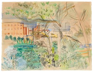 Caldas de Montbuy (aquarelle et gouache sur papier)