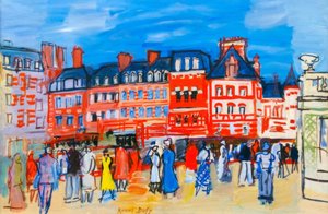 Houses in Trouville - Raoul Dufy