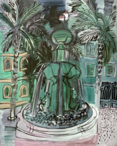 La Fontaine à Hyères - Raoul Dufy