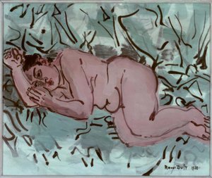 La modèle étendu - Raoul Dufy
