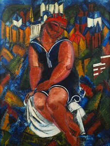 Large Woman Bather; Le Grande Baigneuse - Raoul Dufy