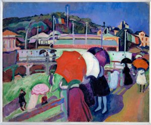 Les trois ombrelles - Raoul Dufy