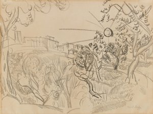Les oliviers en Provence - Raoul Dufy