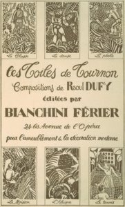 Publicité pour les toiles de Tournon - Raoul Dufy