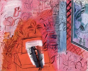 Nature morte au violon, hommage à Jean-Sébastien Bach (1685-1750) 1952 (huile sur toile)