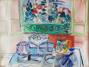 Nature morte aux deux Verres à Ceret ; Still life with two Glasses at Ceret