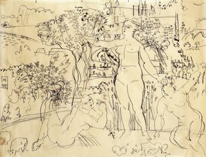 Study for the Palais de Chaillot Bar; Etude pour le Bar du Palais de Chaillot