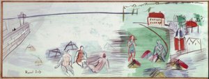 La plage - Raoul Dufy