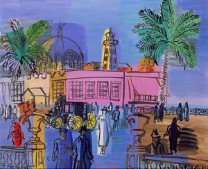 Le Casino sur la jetée, Nice, vers 1926 (huile sur toile)
