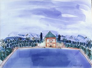 La piscine de la Ménara - Raoul Dufy