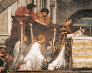 Le miracle eucharistique, (détail)