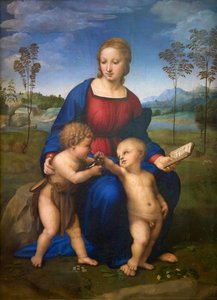 Madonna del Cardellino c.1505-06 (post restauration) - Raphael (1483 1520)